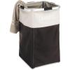 Whitmor Rattique Laundry Hamper with Lid and Removable Liner – Espresso(Espresso A)