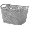 Whitmor Resin Form Tote, Medium, Silver(Gray)