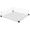 Whitmor Rolling White Wire Underbed Cart(WHITE WIRE)