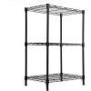 Whitmor Supreme 5 Tier Adjustable Shelving – 500 Pound Weight Capacity Per Shelf – Leveling Feet(3-tier  18″l X 12″w X 26″h)