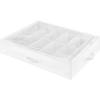 Whitmor Underbed Shoe Bag, White with Clear Top(23″L x 28″W x 6″H)