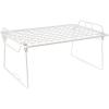 Whitmor Wire Grid Stacking Shelf Small, White(Pack of 6)