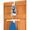 Whitmor Wire Over The Door Ironing Caddy – Iron and Ironing Board Storage Organizer,White