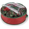 Whitmor Wreath and Garland Bag for 30-Inch Wreaths(Red)