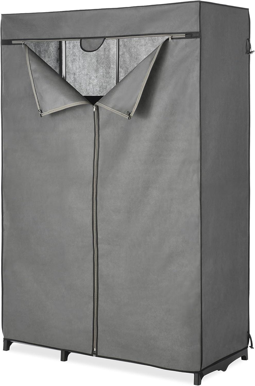 imageWhitmor COVER ONLY for Double Rod Closet with Heavy Duty Zipper GrayGrey