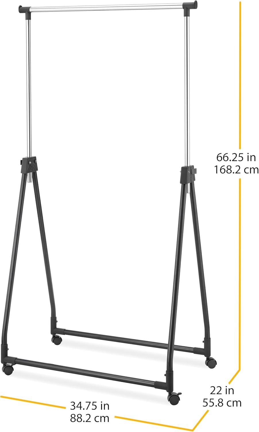 imageWhitmor Commercial Garment ZRack Silver BlackBlack