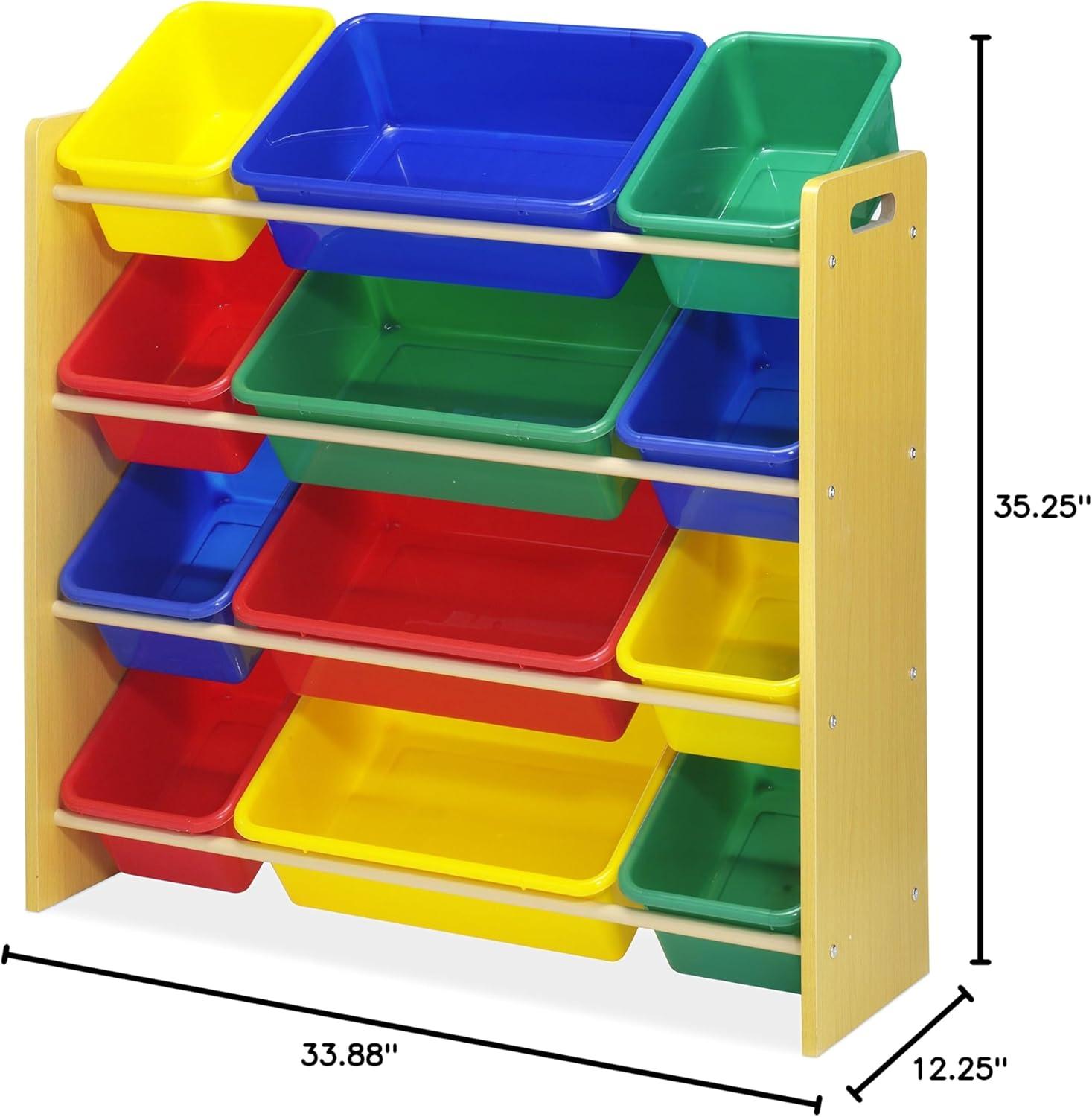 imageWhitmor Kids 12 Bin Organizer Primary12 Bin Primary