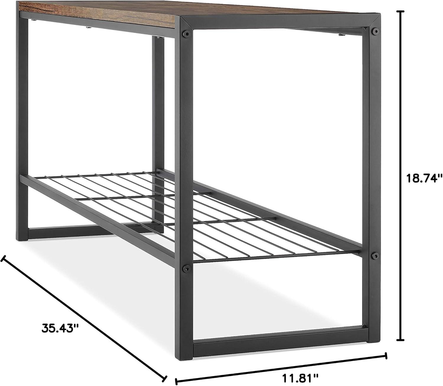 imageWhitmor Modern Industrial Entryway BenchEntryway Bench