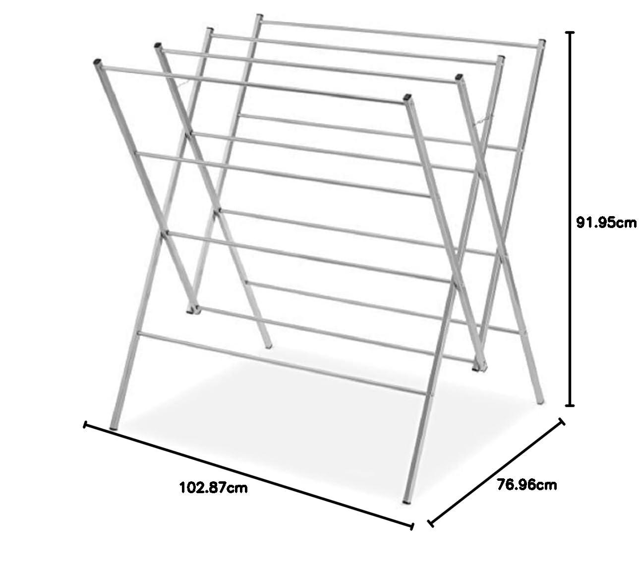 imageWhitmor Oversized Metal Drying Rack SilverSilver