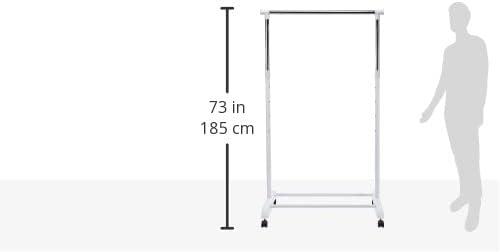 imageWhitmor Rolling Adjustable Garment Rack