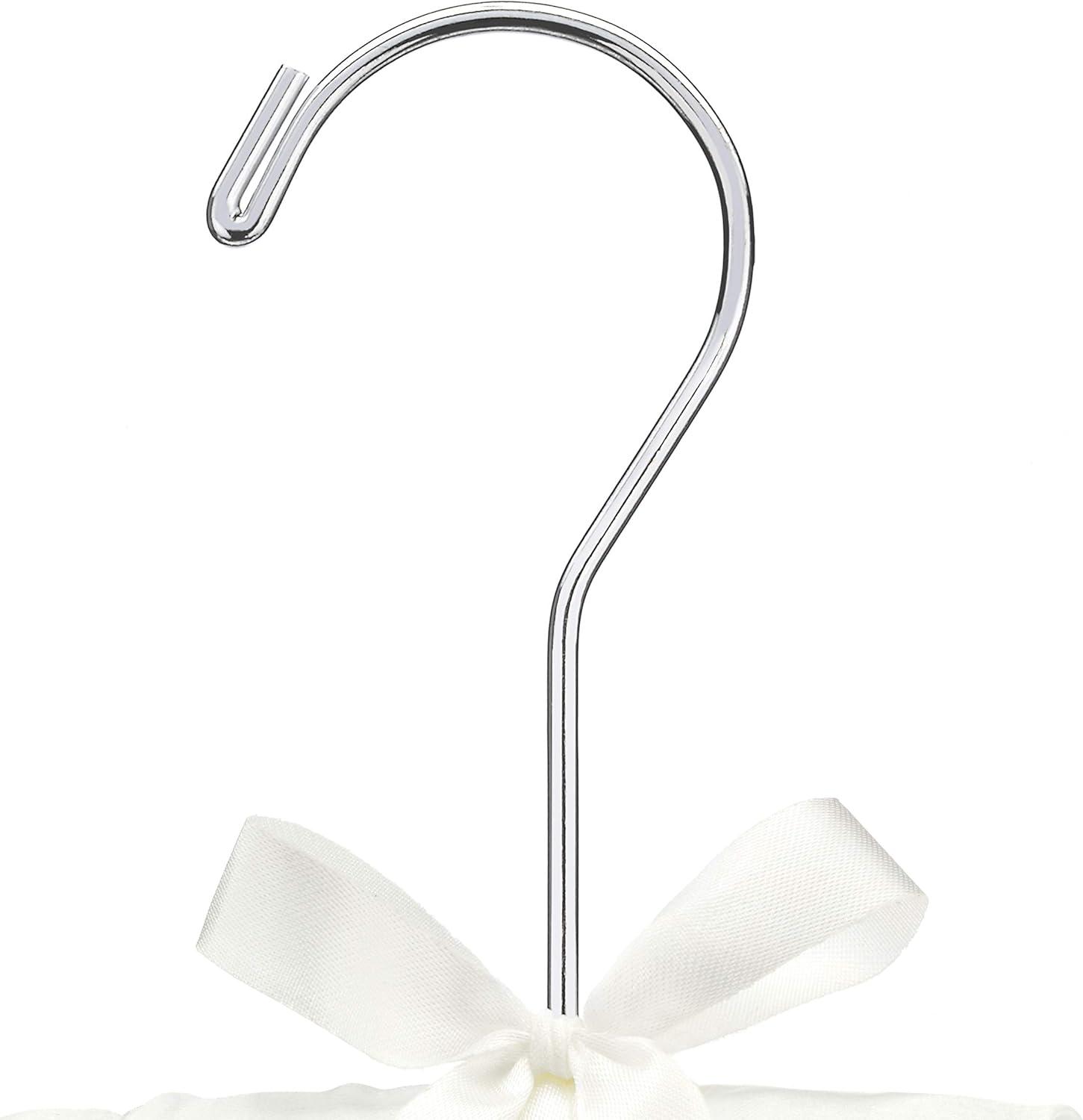 imageWhitmor Satin PastelSet of 8 Padded Hanger 8 Count 150 x 1563 x 70 inchesBone