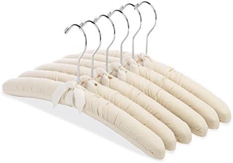 imageWhitmor Satin PastelSet of 8 Padded Hanger 8 Count 150 x 1563 x 70 inchesCanvas