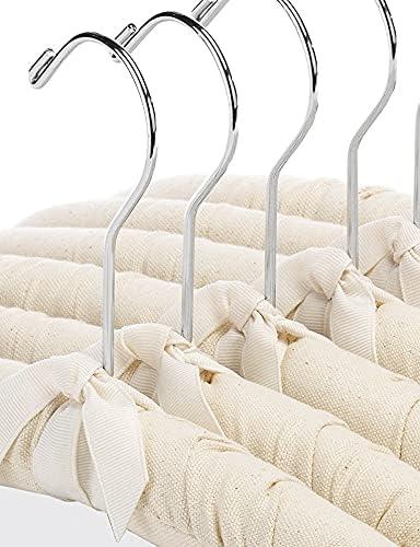 imageWhitmor Satin PastelSet of 8 Padded Hanger 8 Count 150 x 1563 x 70 inchesCanvas