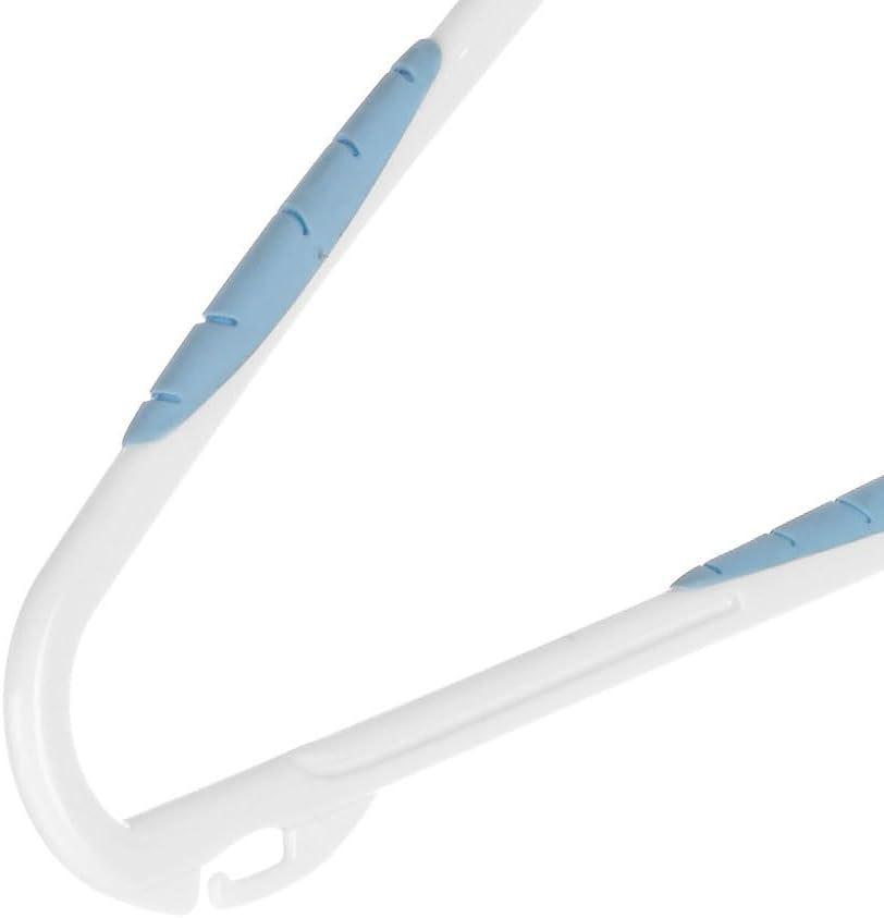 imageWhitmor Set of 20 Black Spacemaker Plastic Suit HangersWhite