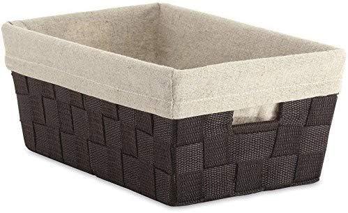 imageWhitmor Woven Strap Small Tote w LinerSMALL SHELF TOTE WLINER