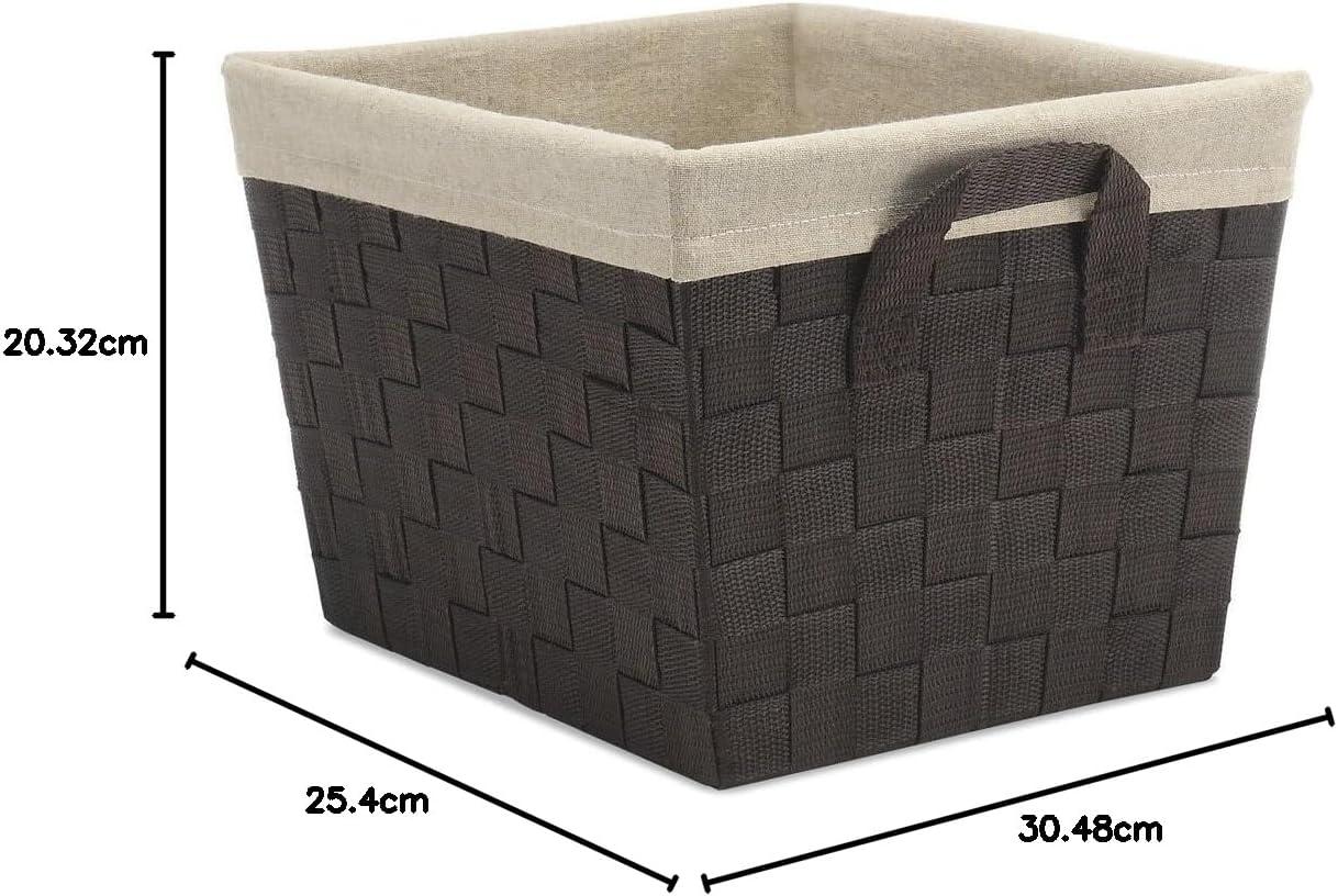 imageWhitmor Woven Strap Small Tote w LinerTOTE WLINER Pack of 1