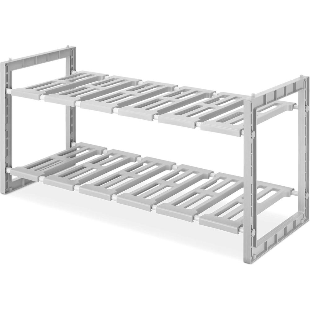 imageWhitmor 2Tier Under Sink Shelves Gray