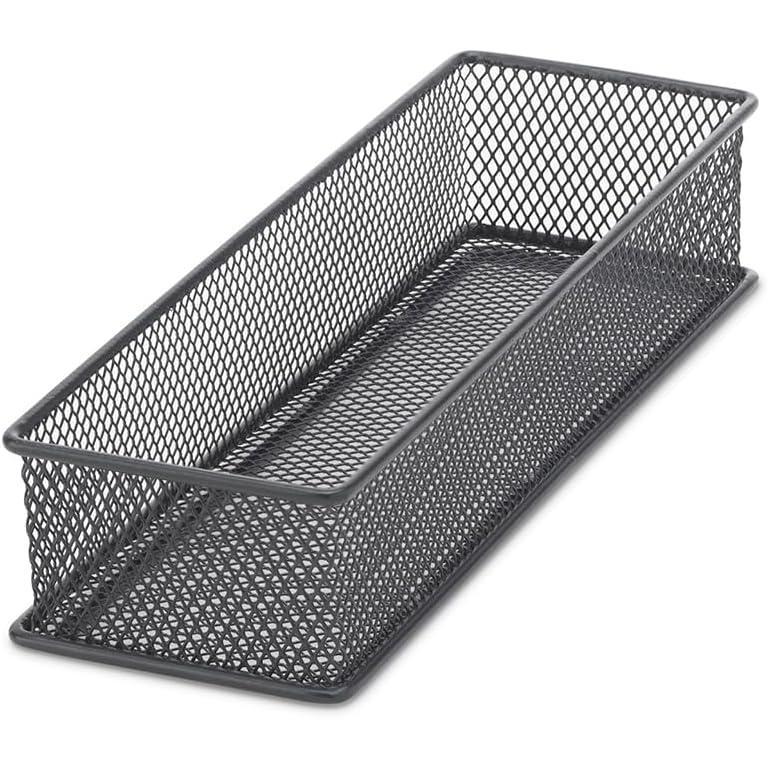 imageWhitmor ClearSet Includes 6 Individual Pieces Modular Drawer Organizers Set of 6Black