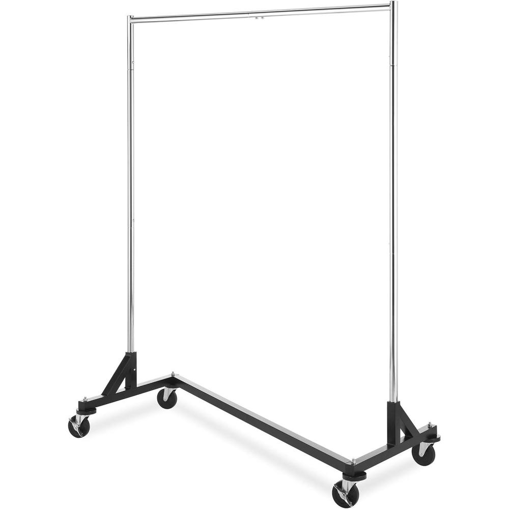 imageWhitmor Commercial Garment ZRack Silver BlackMetal