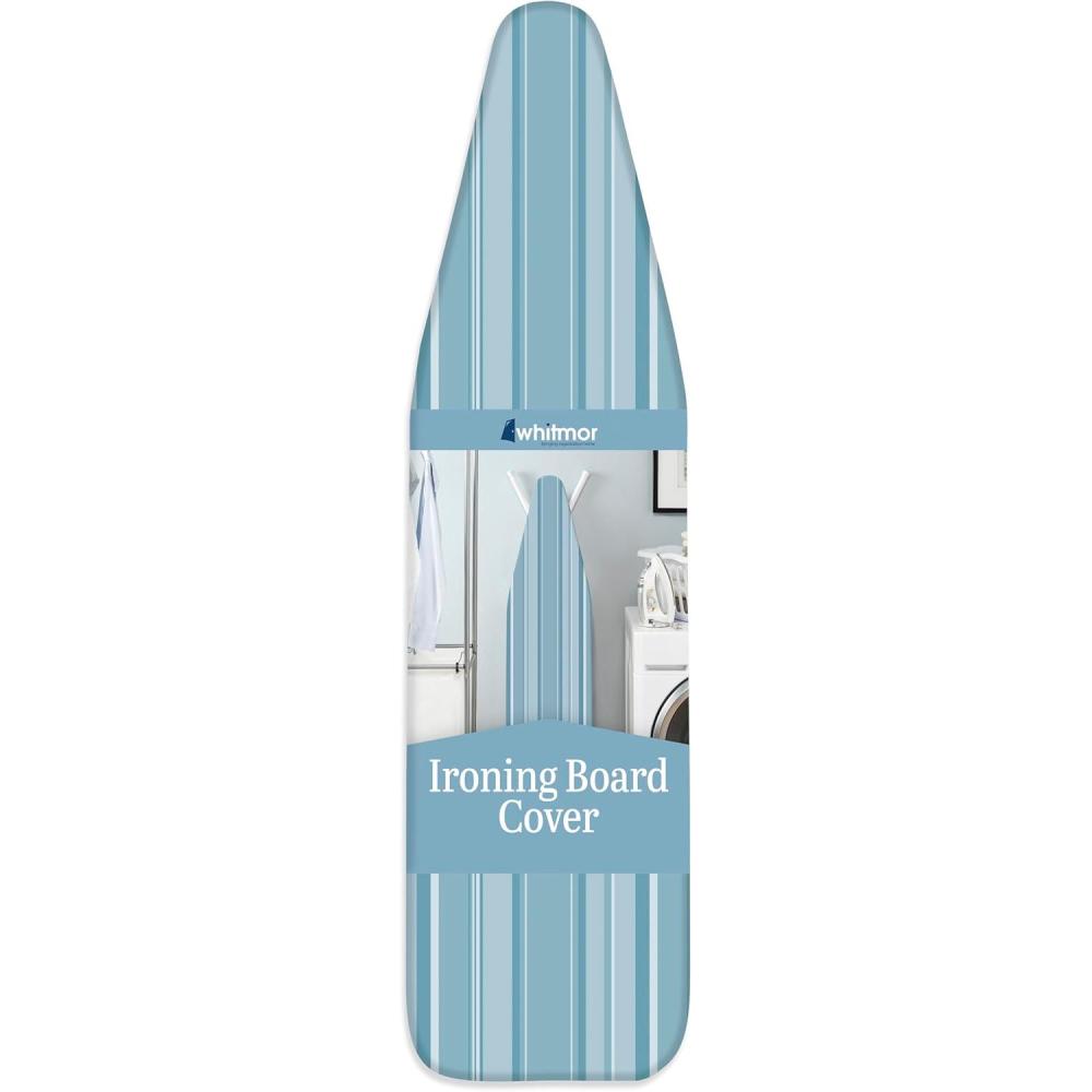 imageWhitmor Deluxe Ironing Board Cover and Pad Ironing board not included Medallion GreyBerry Blue2
