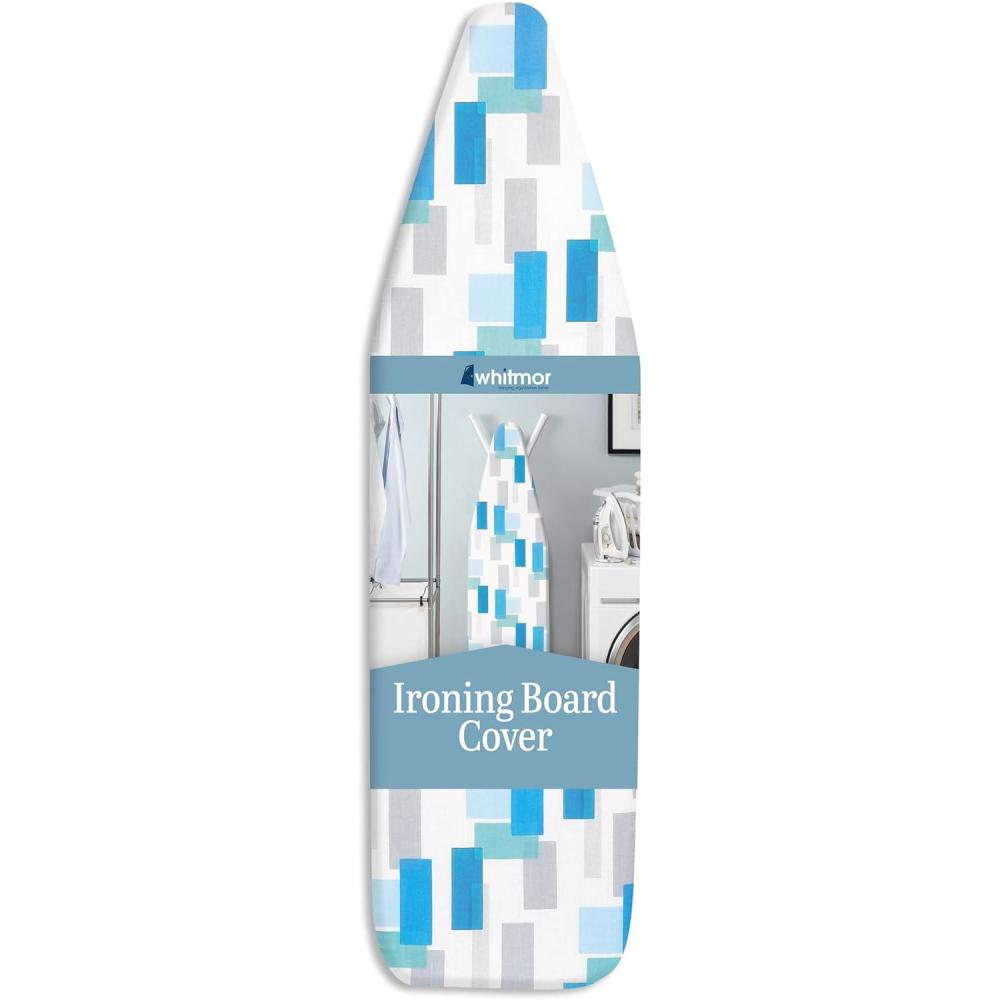 imageWhitmor Deluxe Ironing Board Cover and Pad Ironing board not included Medallion GreyTransparency