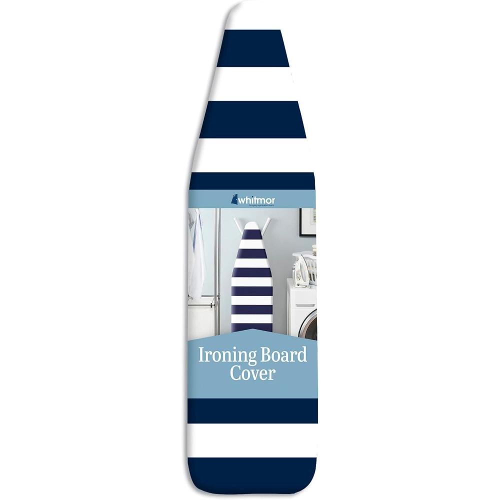 imageWhitmor Deluxe Ironing Board Cover and Pad Ironing board not included Medallion GreyWhite Blue