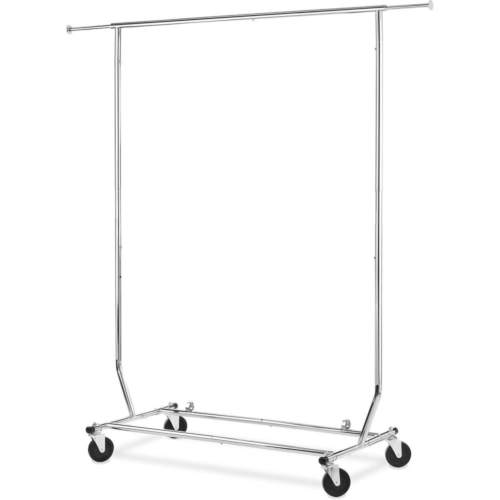 imageWhitmor Garment Rack  Foldable for Easy Storage  Chrome
