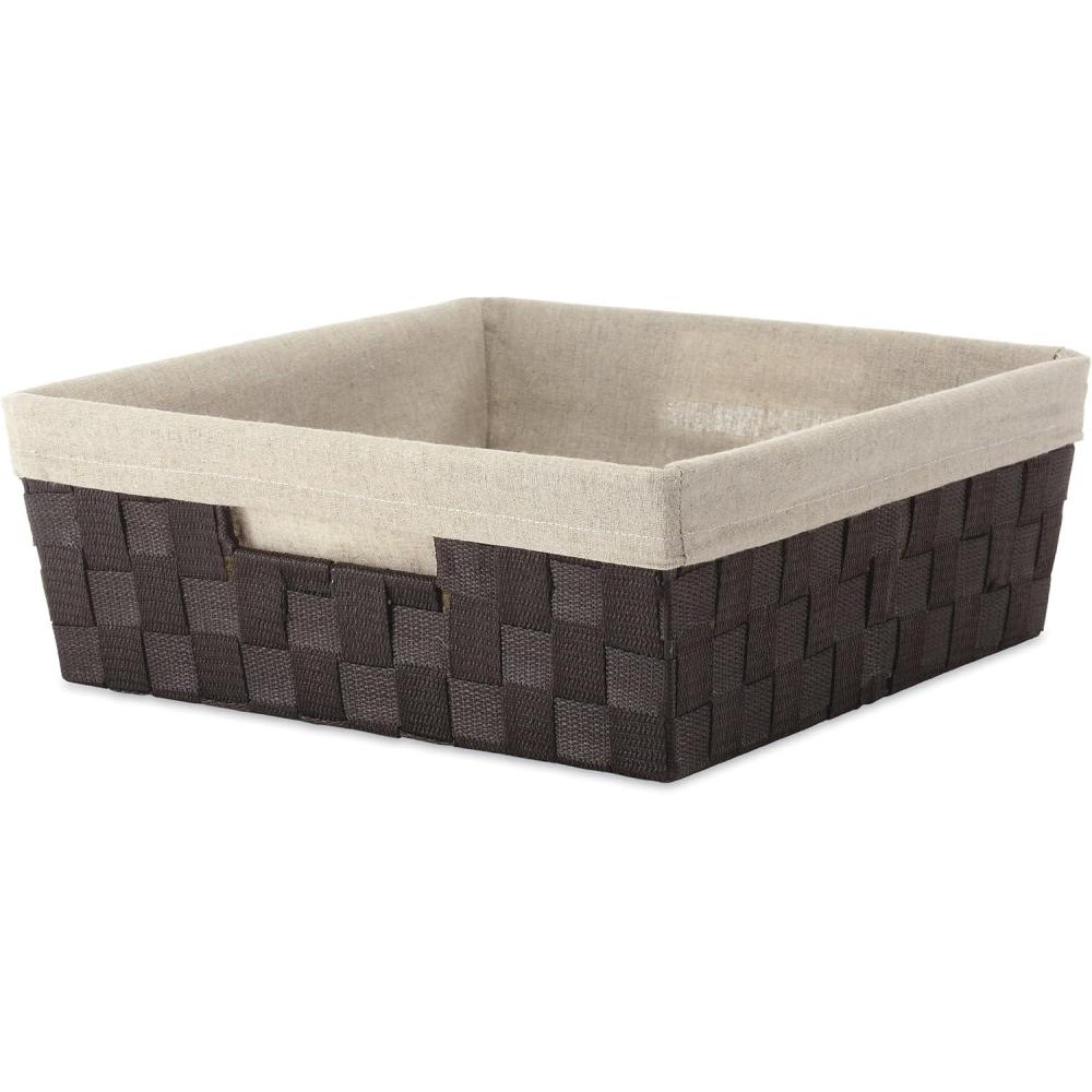 imageWhitmor Woven Strap Small Tote w LinerSHELF TOTE WLINER