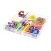 Whitmor 3 Section Small Easy Clean Clear Plastic Resin Drawer Organizer(6-Section)