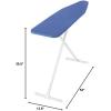 Whitmor 4-Leg Ironing Board, Blue Cover(Blue Cover)