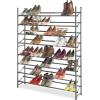 Whitmor 4-Tier Shoe Rack Gunmetal Gray