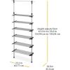 Whitmor 6 Shelf Closet System – Adjustable Closet Maximizer
