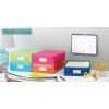 Whitmor 6754-373-5 Plastic CD Boxes Set of 5 Assorted Colors(12.0 L x 9.0 W x 3.25 H (Pack of 6))