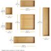 Whitmor 6-Piece Bamboo Drawer Organizers