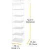 Whitmor 6-Shelf Hanging Accessory Bag(6-Shelf (Pack of 4))