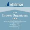 Whitmor Clear-Set Includes 6 Individual Pieces Modular Drawer Organizers, Set of 6(Clear)