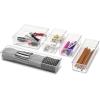 Whitmor Clear-Set Includes 6 Individual Pieces Modular Drawer Organizers, Set of 6(Clear)
