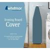 Whitmor Deluxe Ironing Board Cover and Pad (Ironing board not included) – Medallion Grey(Blue)