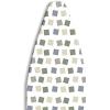 Whitmor Deluxe Ironing Board Cover and Pad (Ironing board not included) – Medallion Grey(Modern Blocks)