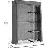 Whitmor Deluxe Utility Closet – 5 Extra Strong Shelves – Removable Cover