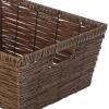 Whitmor Distressed Rattique Storage Baskets Set of 3