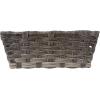 Whitmor Gray Wash Split Rattique Small Shelf Tote