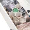 Whitmor Honeycomb Drawer Organizer – White – Set of 1(1 Count (Pack of 6))