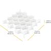 Whitmor Honeycomb Drawer Organizer – White – Set of 1(1 Count (Pack of 6))