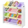 Whitmor Kids 12 Bin Organizer, Primary(12 Bin- Pastel)