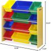 Whitmor Kids 12 Bin Organizer, Primary(12 Bin- Primary)