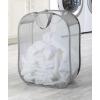 Whitmor Pop and Fold Bag, Paloma Gray Laundry Hamper(Gray)