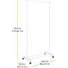 Whitmor Rolling Garment Rack White, STORAGE