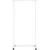 Whitmor Rolling Garment Rack White, STORAGE