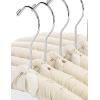 Whitmor Satin Pastel-Set of 8 Padded Hanger, 8 Count, 1.50 x 15.63 x 7.0 inches(Canvas)